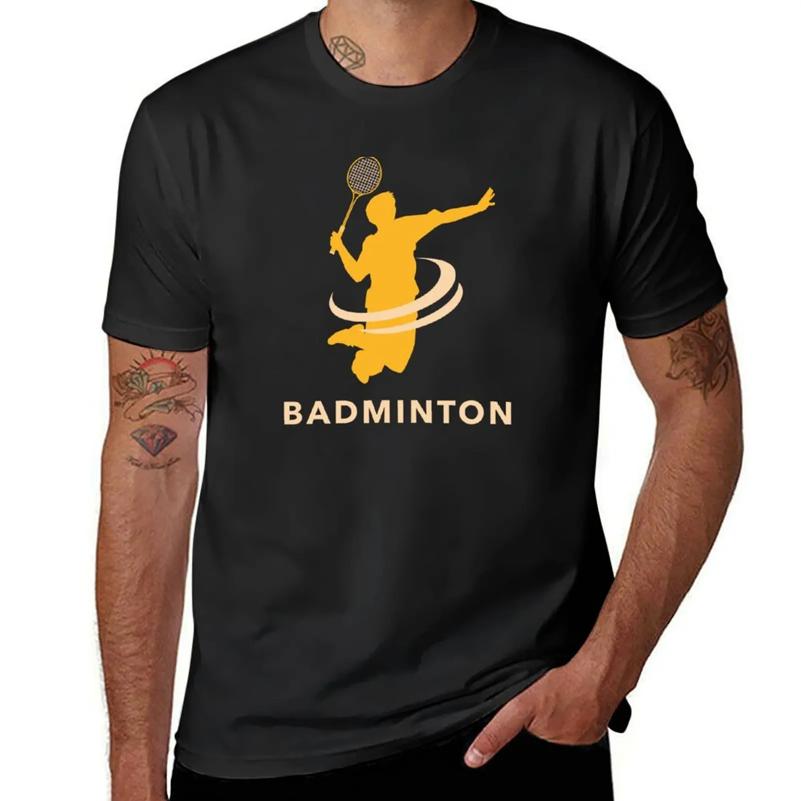 Badminton T-shirt plus sizes summer top men t shirt