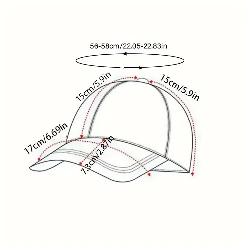 Cartoon Embroidered Funny Dark Humor Cotton Breathable Baseball Cap Casual Streetwear Washed Dad Hat Adjustable for Men Women view 5