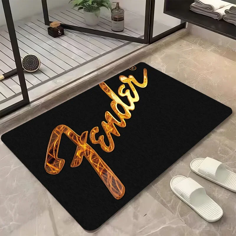 Fender Rugs Kitchen Carpet Doormat Entrance Door Mat Rug Welcome Home Floor Mats Doormats Foot Bath Bathroom Living Room Kawaii