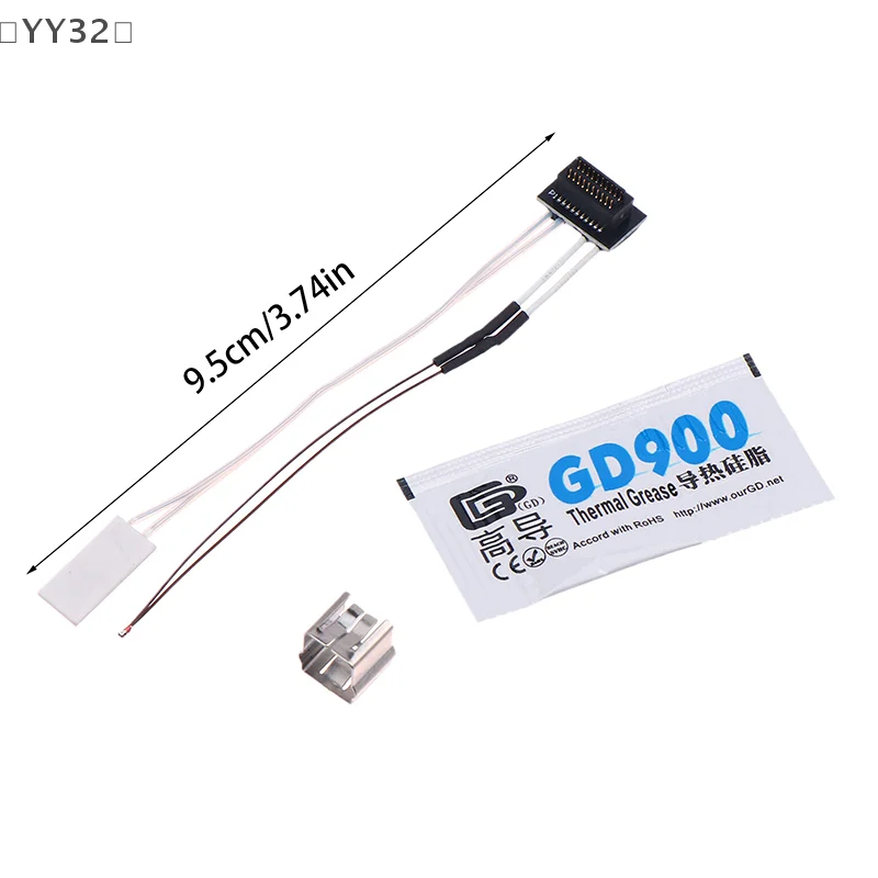 〔YY32〕P1P/S Thermistor Lab P1P Bamboo Lab Heater 24V 48W Ceramic Heater Temperature Sensor For Bambu Hotend With Grease+Buckle