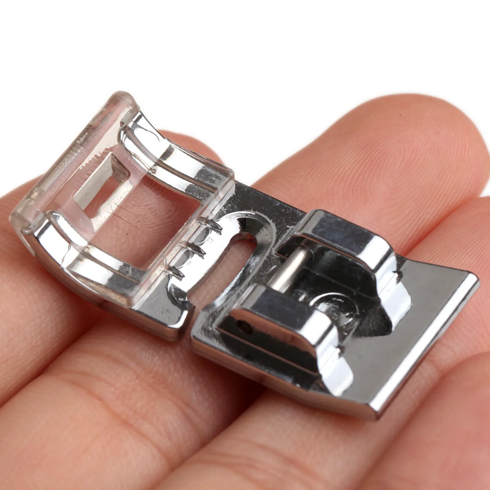 Domestic Sewing Machine Transparent Standard Presser Foot Fit For Brother Singer Janome Multifunctional Sewing Machine 35*17mm