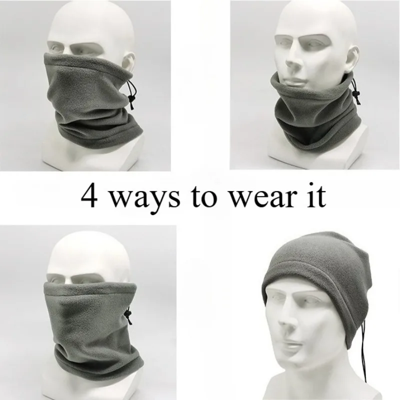 Winter MotorcycleWarm Mask Men Women Fleece Neck Outdoor Warmer Windproof Scarf Camping Hiking Balaclava Cycling Face Mask image 6