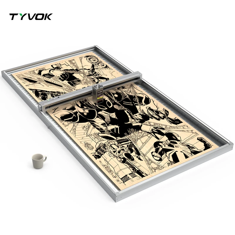 

Tyvok Laser Engraver X1S Pro 800×2000mm (31.5"×78.7") Diode Laser Cutter · Massive Work Area Plug & Play Wood Engraving Cutter
