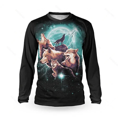 Imagen 2 del producto 2023 camiseta de motocross de ciclista suelto jersey de manga larga de secado rápidoMTBdownhill camiseta de bicicleta de montañaBMX camiseta de enduro de bicicleta de montaña