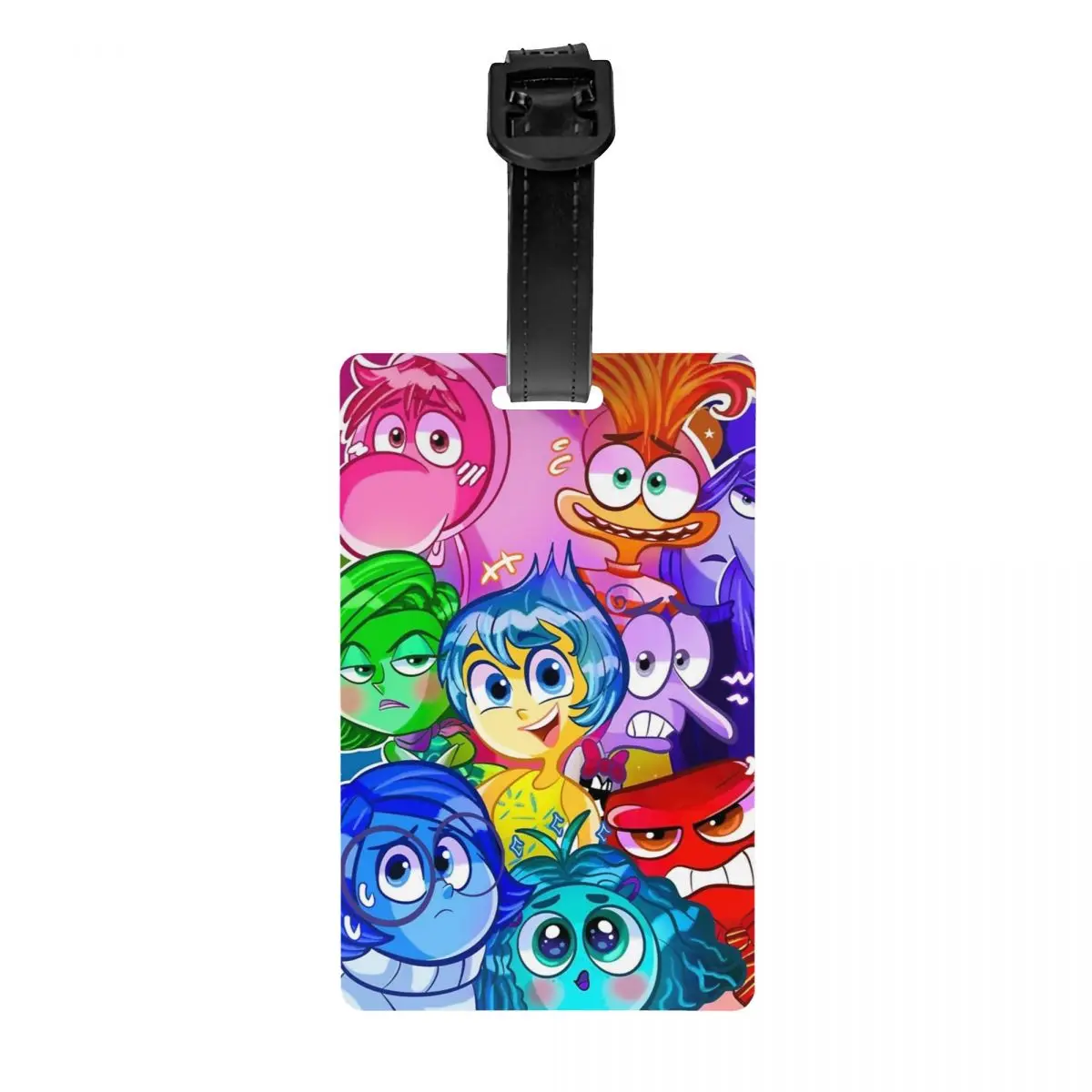 

Luggage Tags Inside Out Cartoon Holder Baggage Boarding Tags ID Address Luggage Bag Case Tags for Women's Suitcase Tag Gift