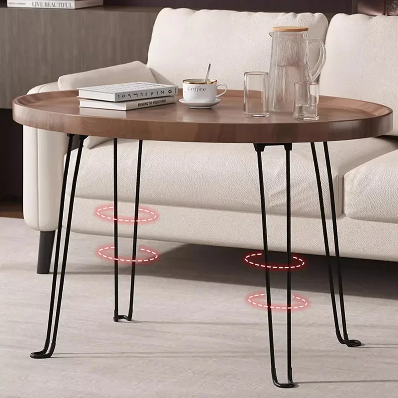 Folding Theater Coffee Tables Vintage Wooden Nordic Modern Coffee Table Metal Hallway Table Basse Pour Salon Garden Furniture