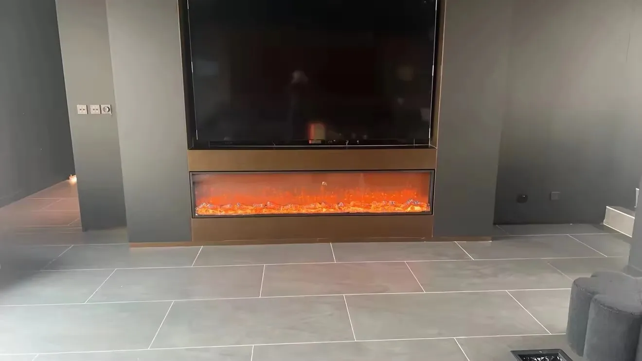 Customized fireplace, embedded， interior decoration