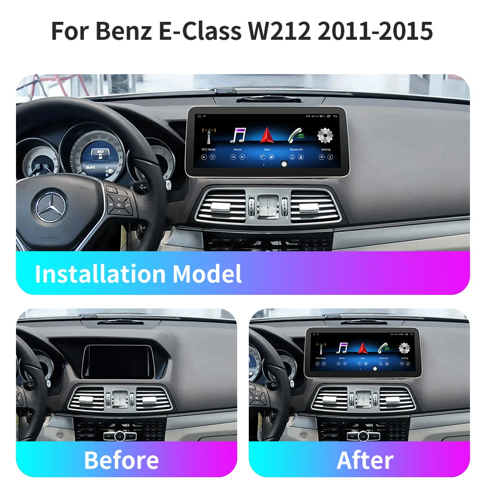 

12.3'' Screen For Mercedes Benz E-Class W212 Android Auto Radio Multimedia Player GPS Navigation Car DVD Audio CarPlay 2011-2015