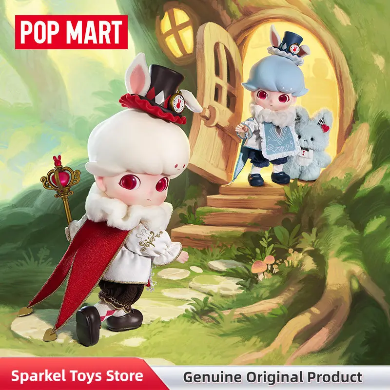 

Коллекционная фигурка POPMART Dimoo Fairy Tale Wonderland 1/8, игрушка-сюрприз в закрытой коробке, милый аниме-персонаж Dimoo, подарок-сюрприз