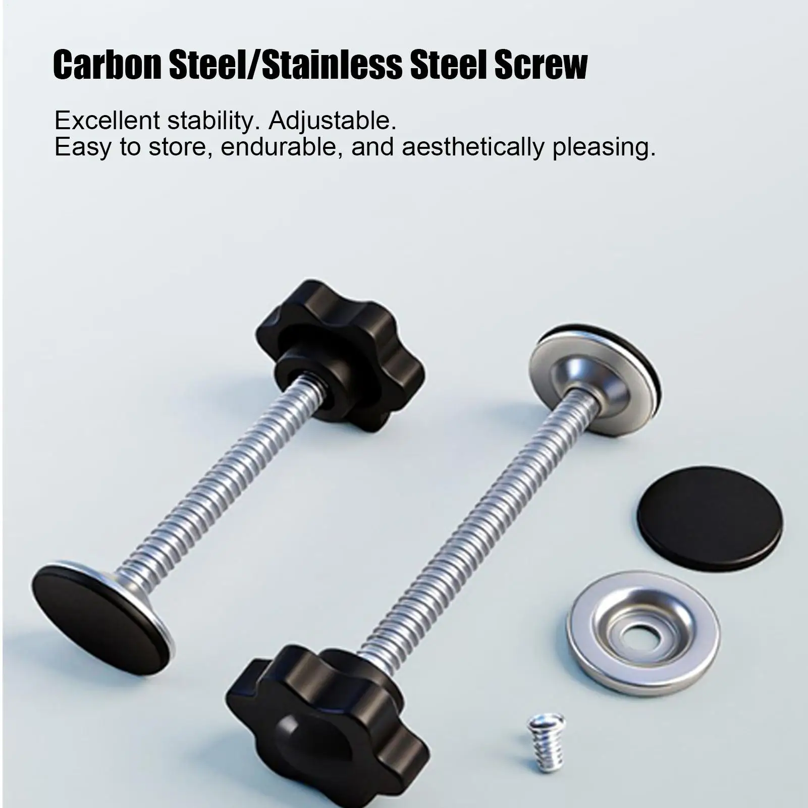 1pcs Star Hand Knob Screws Bolt M6 20/30/55/90mm Carbon Steel Star Shape Head Thread Clamping Thumb Handle Machine Screw