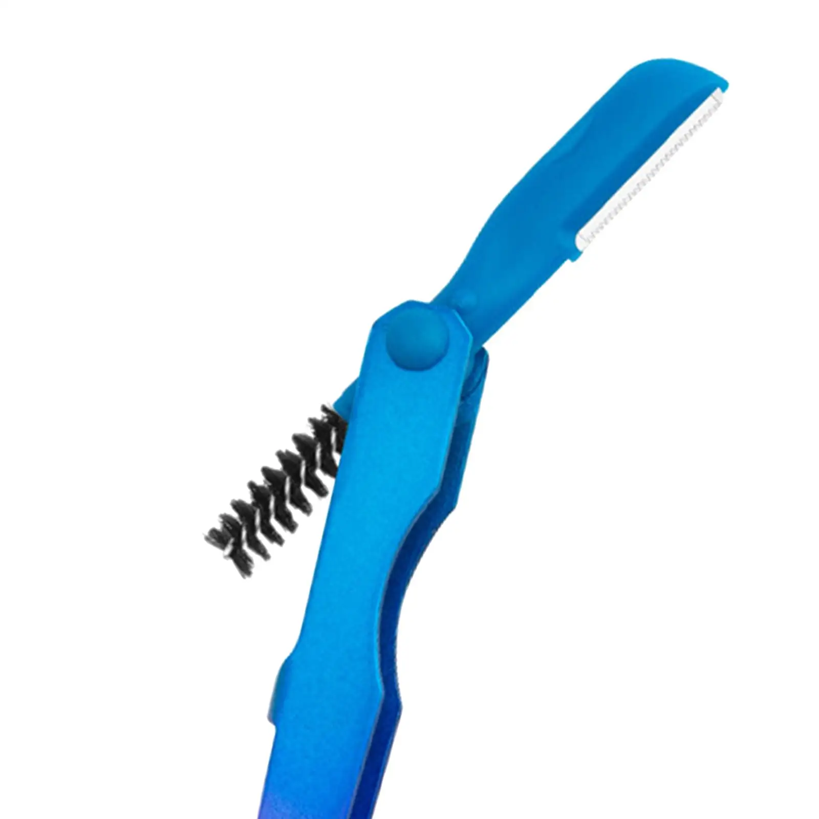 Multipurpose Eyebrow Trimming Tool Set Flat Tweezer Trimmer Brush for Eyebrow and Face Shaping