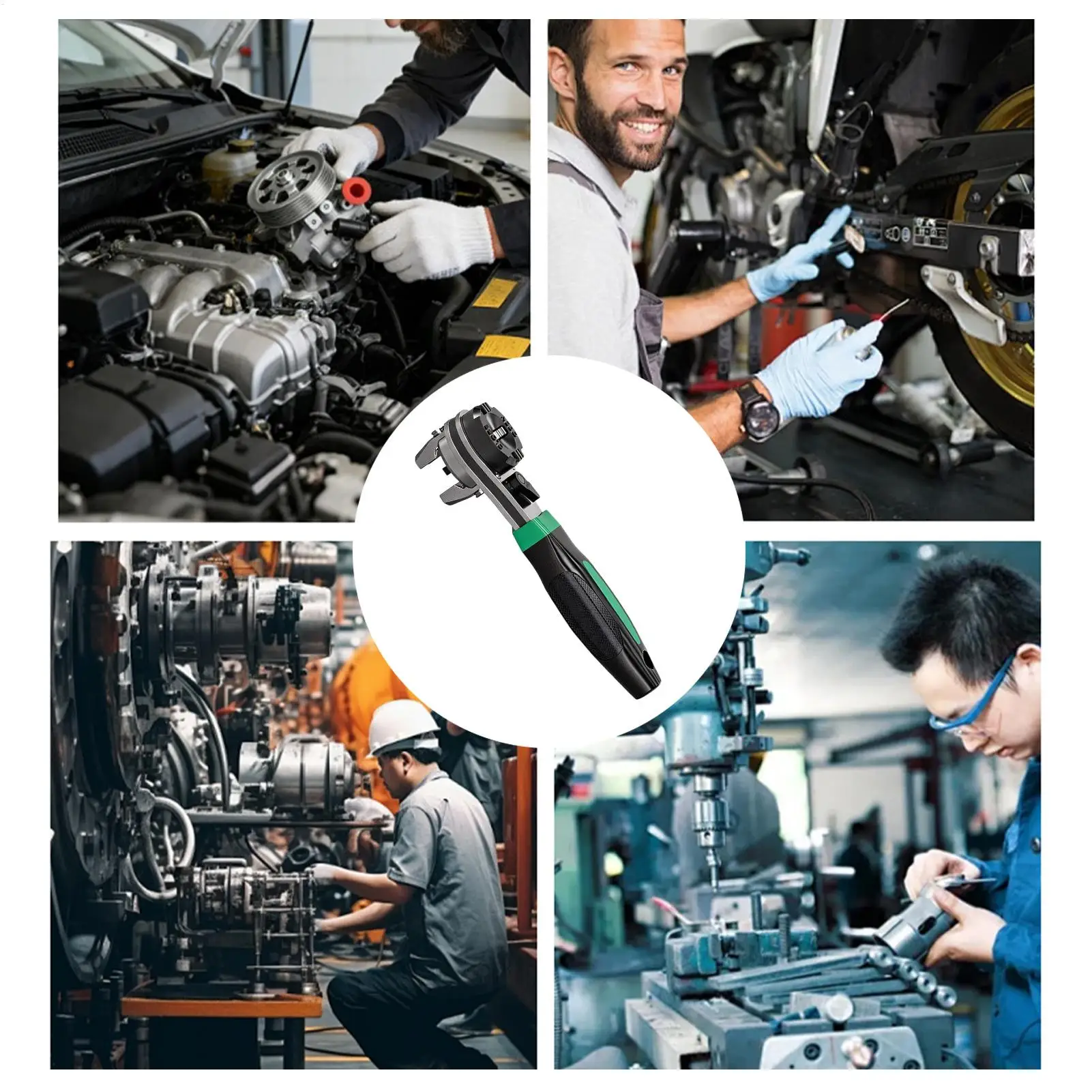 cle-a-cliquet-reglable-robuste-antiderapante-multifonctionnelle-portable-pour-ecrous-et-boulons