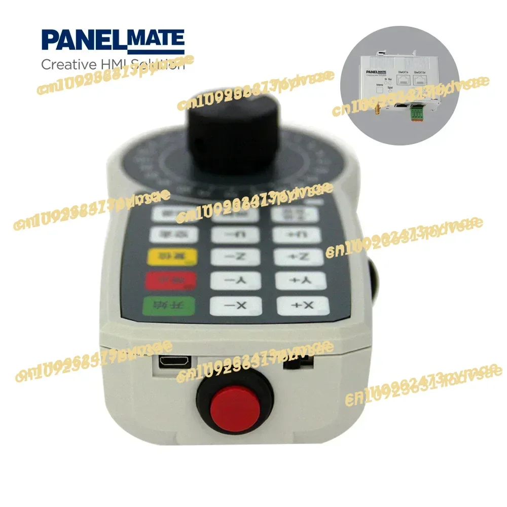 NEW 24V DC switches 5V EtherCAT Hand-held pendant stations HPS with wall mount bracket | 15Keys |  | 2.5, 4, 8m cable handwheel