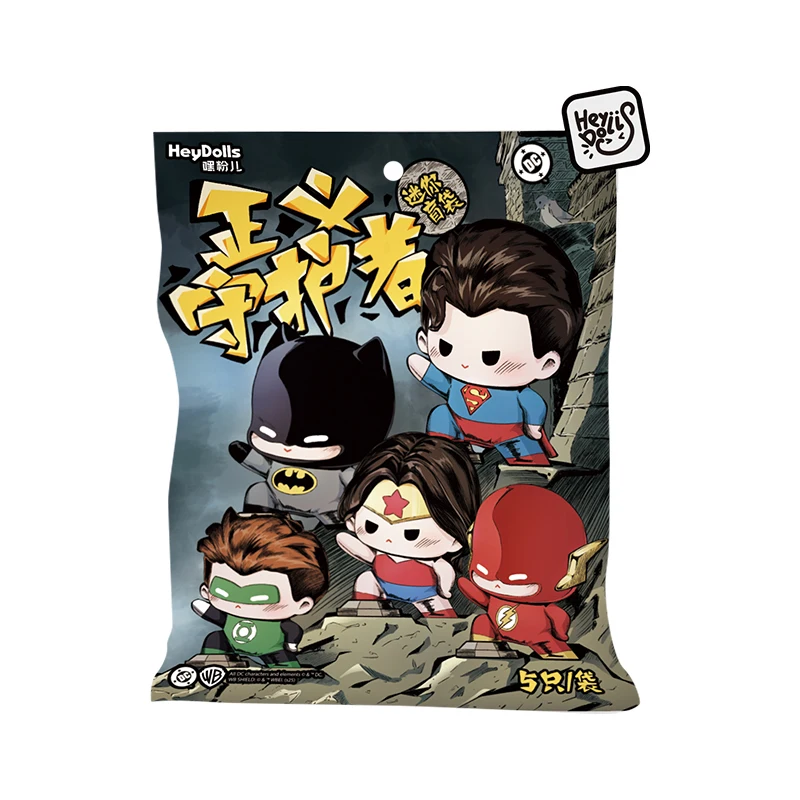 Genuino Suplay DC Justice Guardians Mini Mystery Bag Figure Da Collezione Decorazione Ornamenti Modello Giocattolo Regali Di Natale