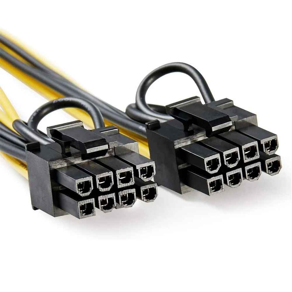 

HJ-10 шт. 8-контактный PCI Express для двойного PCIE 8 (6 + 2)-контактный кабель питания 20 см видеокарта PCI-E GPU Разветвитель кабеля питания для передачи данных