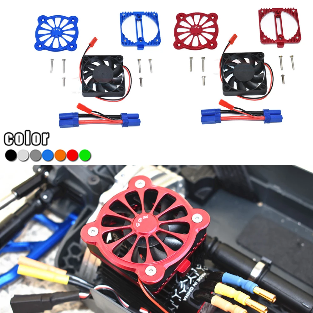 

GPM Metal Motor radiator with cooling fan AR390289 for ARRMA 1/10 GRANITE SENTON BIG ROCK VORTEKS KRATON OUTCAS 1/8 VENDETTA 3S