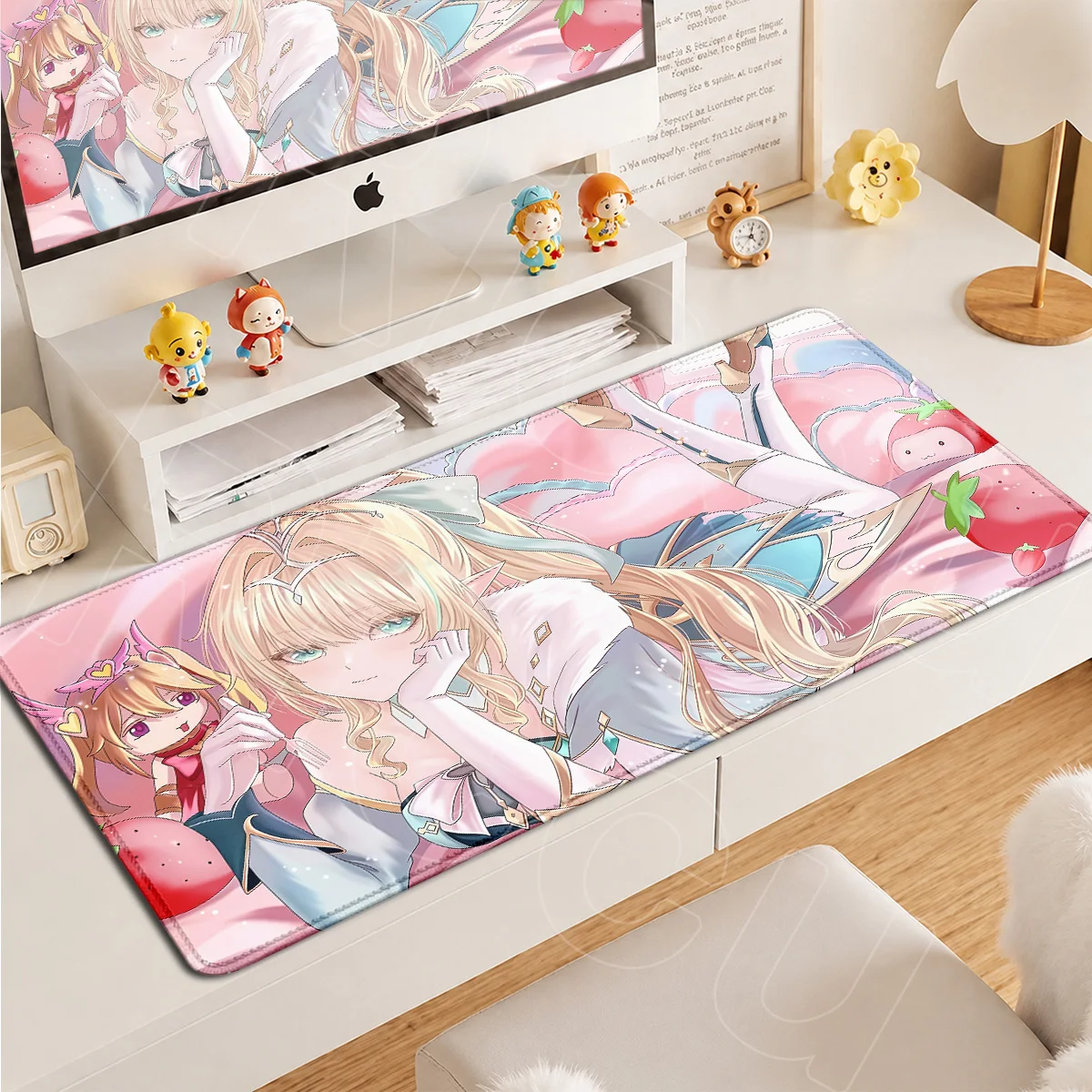Genshin Impact Vesna Vodyanitsa Gaming Washable Mousepad Office Large 2026 New Laptop Home Speed Mouse Mat PC Rubber Accessories