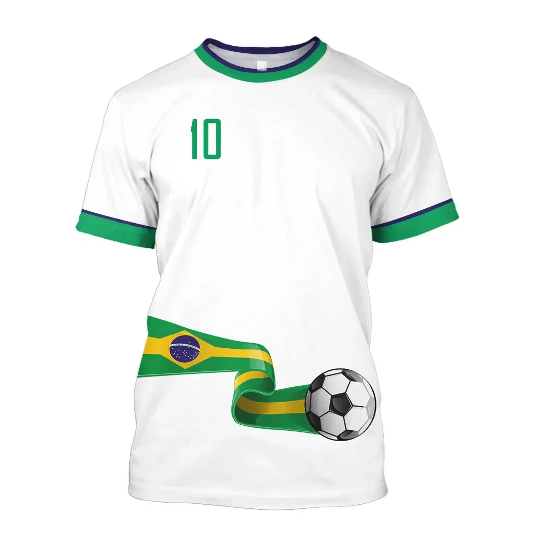 2024 Brazil Jersey Men's T-shirt Brazilian Flag Selection Footbal  boys clothes  aliexpress uk