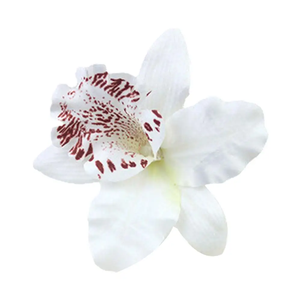 Pince à cheveux fleur orchidée thaïlandaise pour femmes, accessoires pour cheveux, mariage, outil de coiffure, épingle à cheveux, pince latérale, A5y0