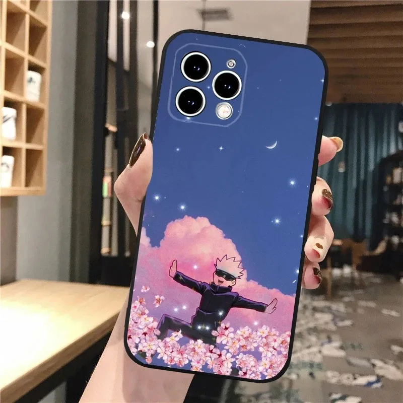 Anime Jujutsu Kaisen Handy hülle für Samsung Galaxy S10 S20 S21 S22 S23 S24 Fe plus Ultra Note 20 Silikon hüllen Satoru Gojo