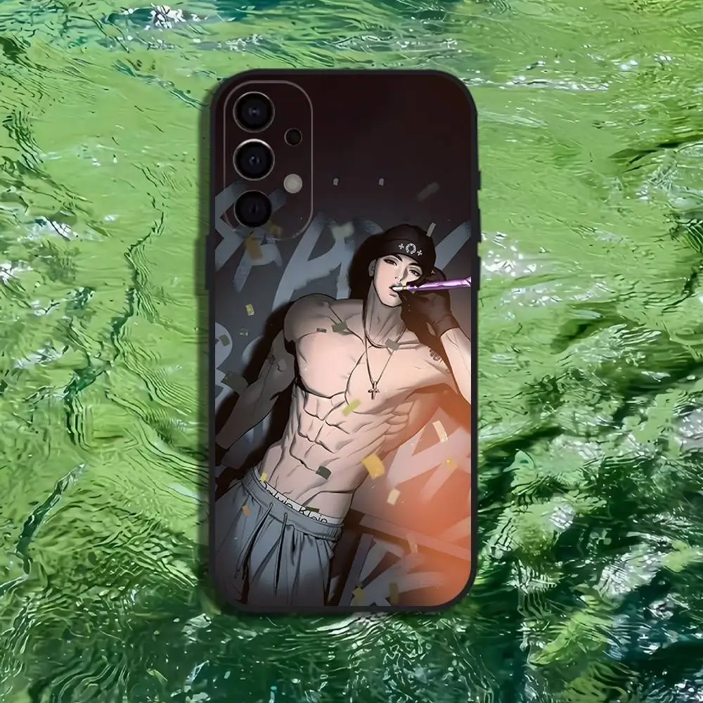 Joo Jaekyung Handyhülle für Samsung S25, S24, S21, S22, S23, S30, Ultra, S20, Plus, Fe, Lite, Note, 10,9,5G, schwarze Hülle