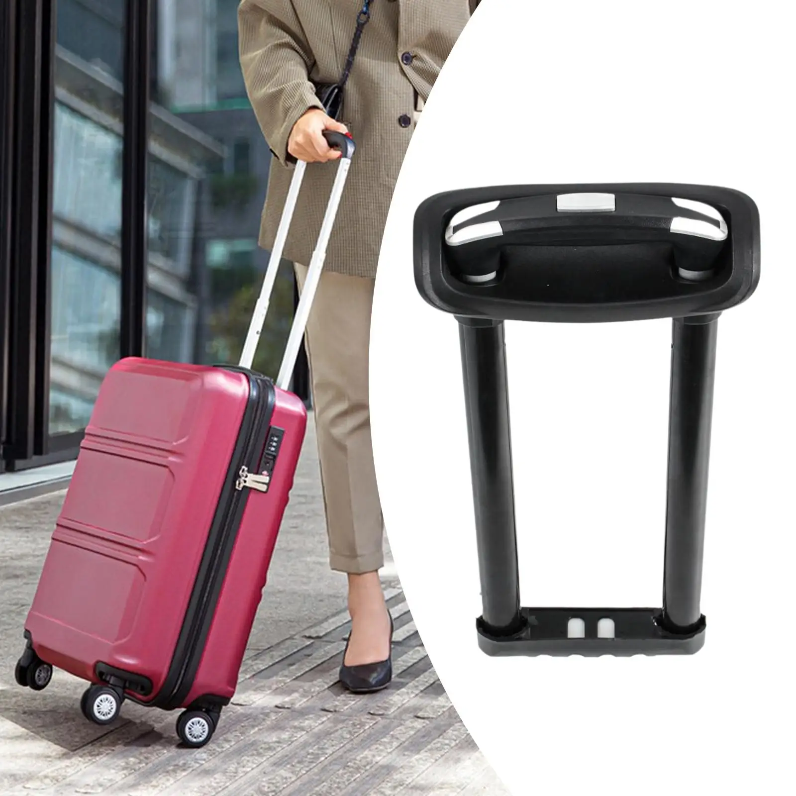 

Suitcase Telescopic Handle Fine Craftsmanship Sturdy Replacement Spare Parts