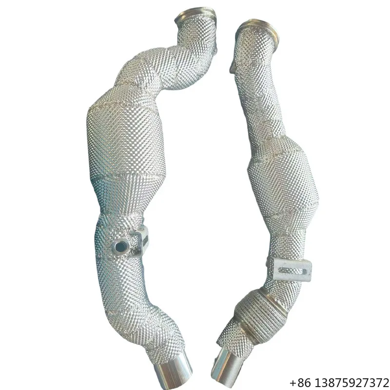 Sistema de Escapamento em Aço Inoxidável de Alta Qualidade para Seção de Admissão de Ar de Alto Fluxo 200 e Downpipe Catalizado