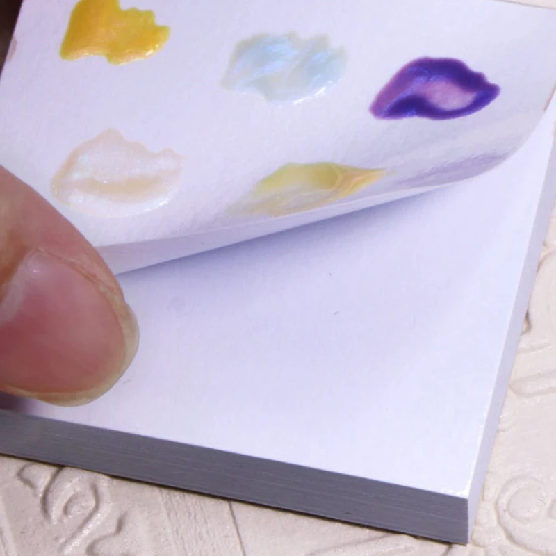 50 pz Usa E Getta Colorazione Colla di Carta Strappabile Tavolozze Tonificanti per Unghie Smalto per Unghie Vassoio di Miscelazione del Colore Tabellone di Carta Impermeabile