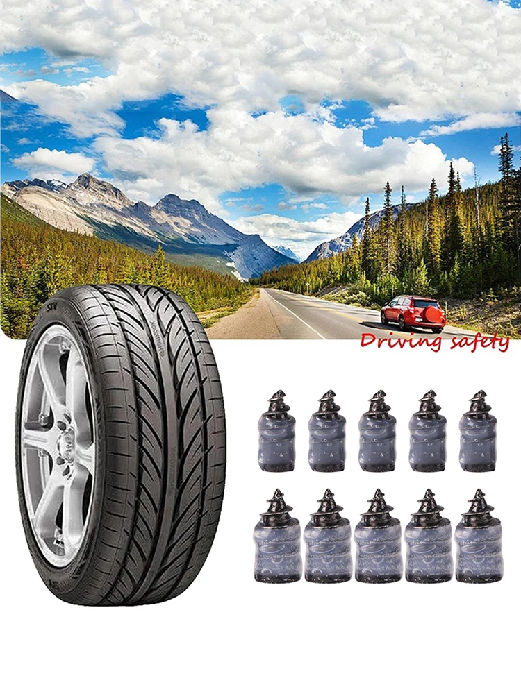 AliExpress NONE 10-100Pc Car Tyre Repair Rubber Nail Set Universal Car Motorcycle Tyre Repair Nails Truck Scooter Bike Tire Puncture Repair Tool