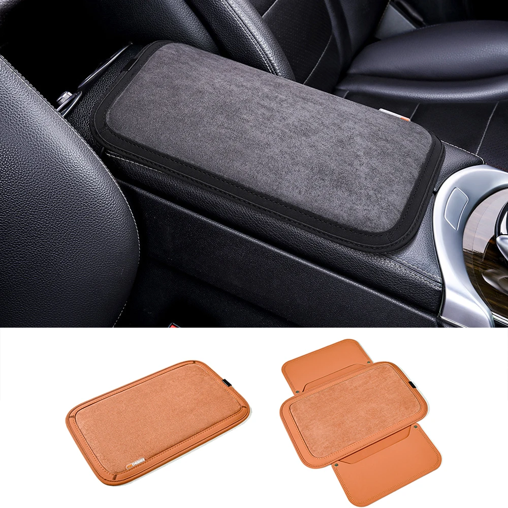 Car Armrest Mat Universal Interior Auto Armrests Box Mats Storage and organization Armrest Protector for comfortable protection