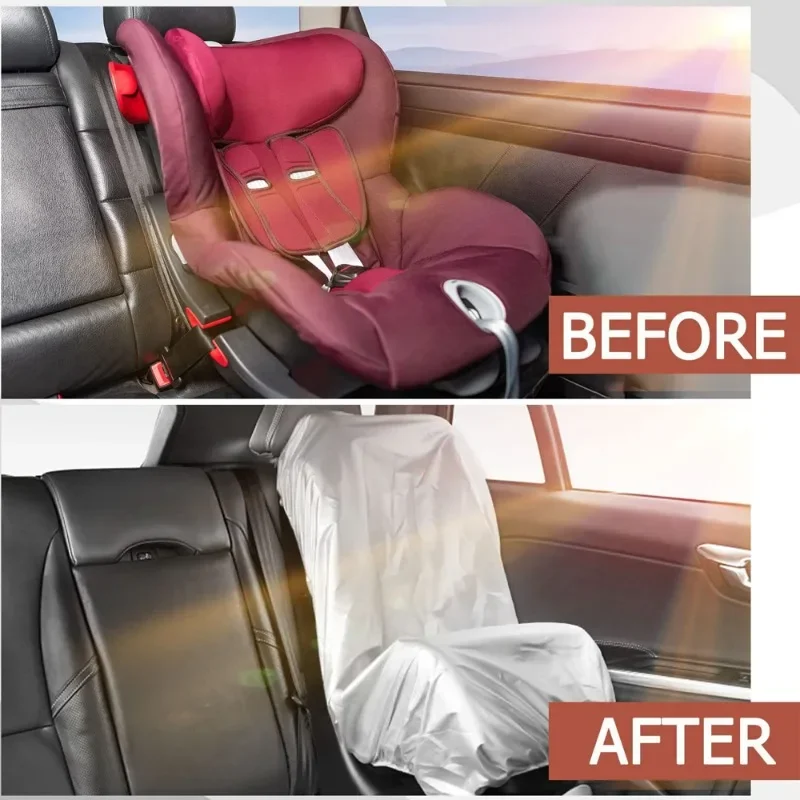 Car Child Seat Sunscreen Cover Universal UV Protection Dust Insulation Sunscreen Aluminum Film Cover Auto Baby Seat Sunshades