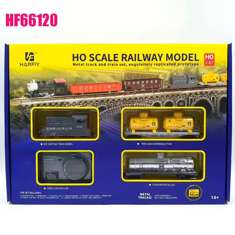 HF 1:87 HO type 040 Steam Engine/DDT/MDT Diesel Locomotive Set Alloy Railway Train Model Simulation Toy Display Unique gift