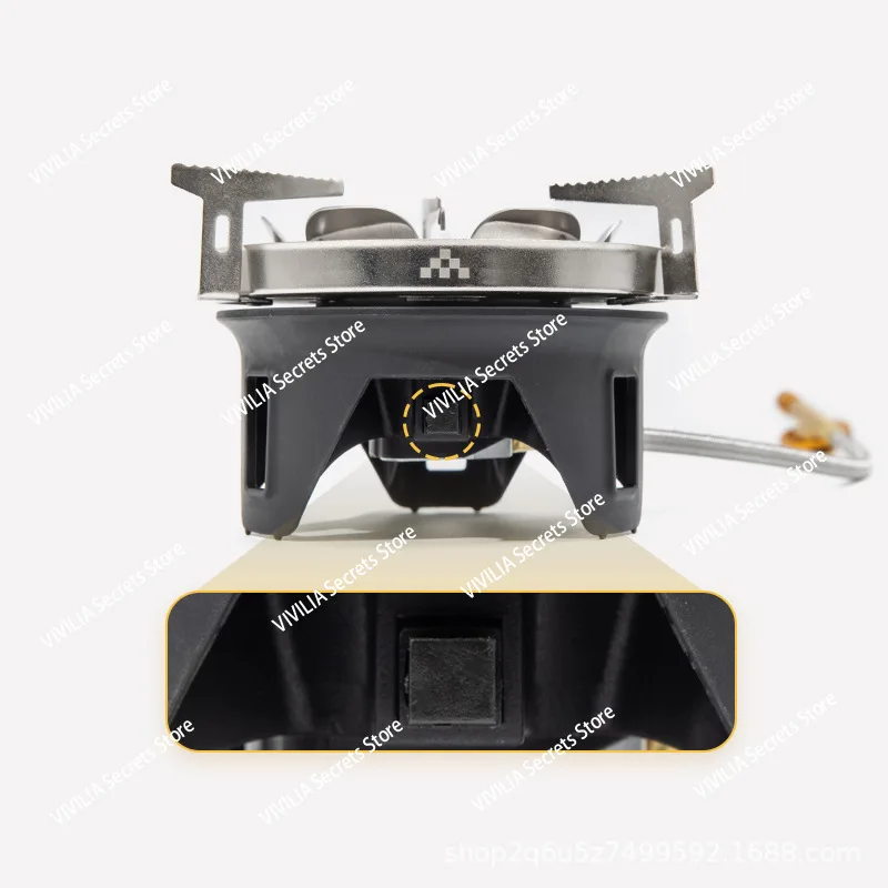 Luingbox صندوق التخييم في الهواء الطلق موقد الميدان طباخ كاس بطاقة المحمولة المغناطيسي موقد غاز الغاز #5