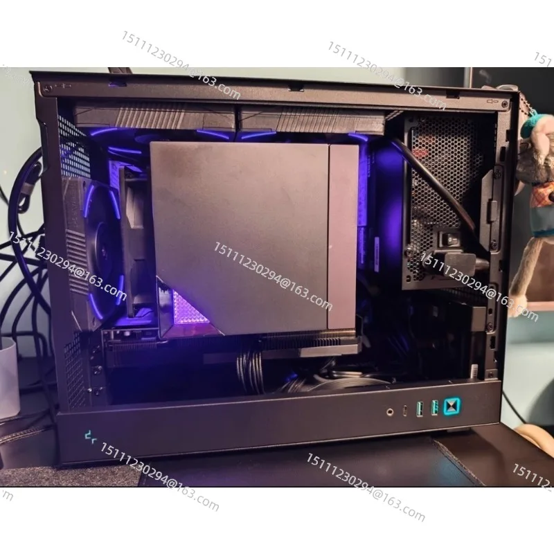 CH160-PLUS Small Case MATX Motherboard Mini Portable Ventilation Mesh Computer Desktop Side Ventilation