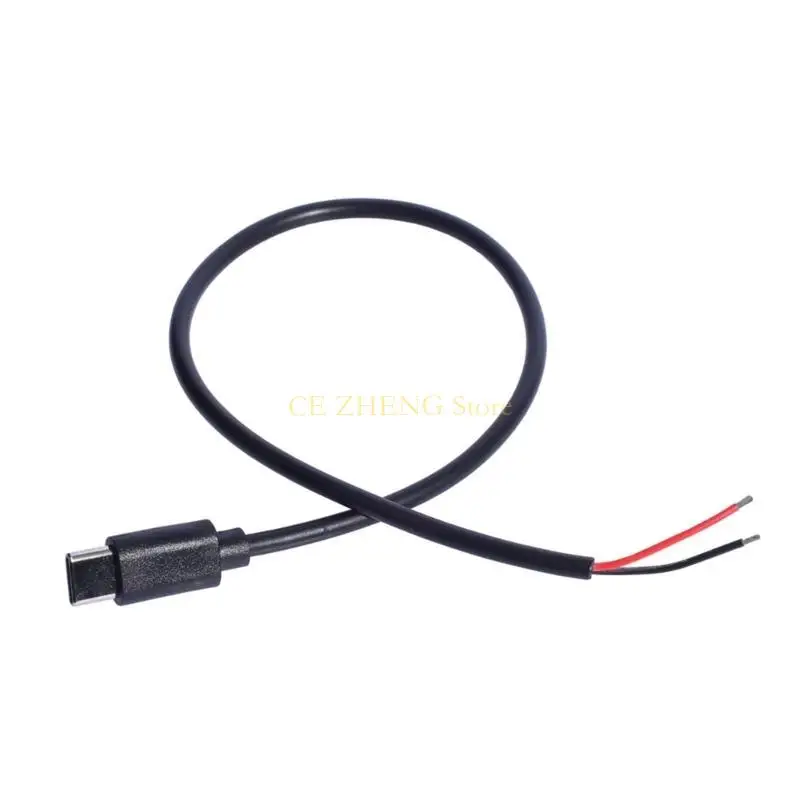E56B 30cm USB C để mở cáp nguồn 2pin cho điện thoại động và máy tính bảng