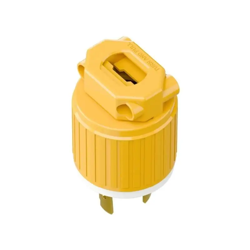 Y1UB High Performances L6 20P 20A 250V Industrial Plug Corrosion Resistant Generator Power Cord Adapter for Outdoor Use