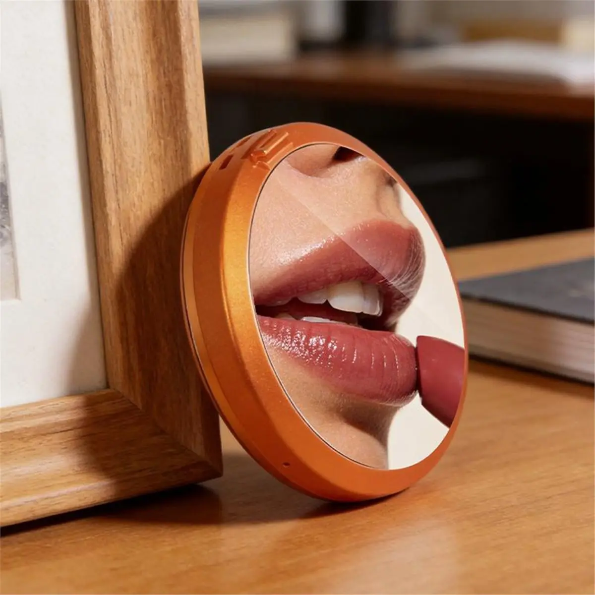 E Ink Screen Smart Badge Magnetic Phone Stand Ultra HD Display Bluetooth Music Playback Mirror for Universal