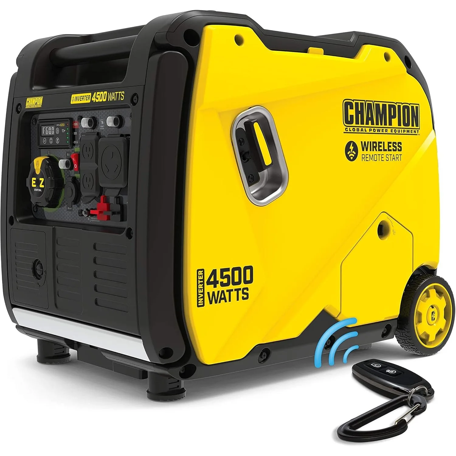 

4500-Watt Wireless Remote Start RV Ready Portable Inverter Generator with Quiet Technology