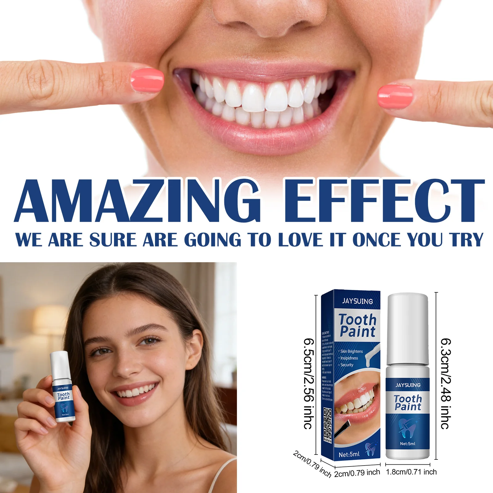 Teeth Brighten Paint Instantly Brightening Fresh Breath Maintain Tooth Beauty Gentle Dental Care Easy Apply Tooth Paint Polish