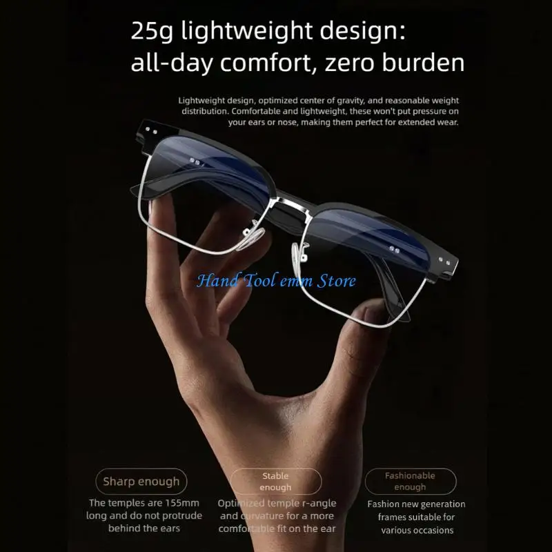 

H37F Intelligent Glasses AI Real Time Translation Wireless Calling International Travel