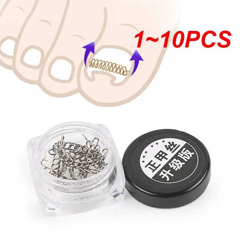 

1~10PCS Ingrown Toe Nail Correction Wire Fixer Pedicure Paronychia Recover Toenails Corrector Foot Care Tool