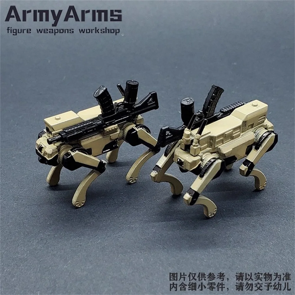 

ArmyArms 1/50 Soldier Doll Scene Props 4CM Combat Mechanical Wolf Plastic Model Toys For Action Figure In Stock