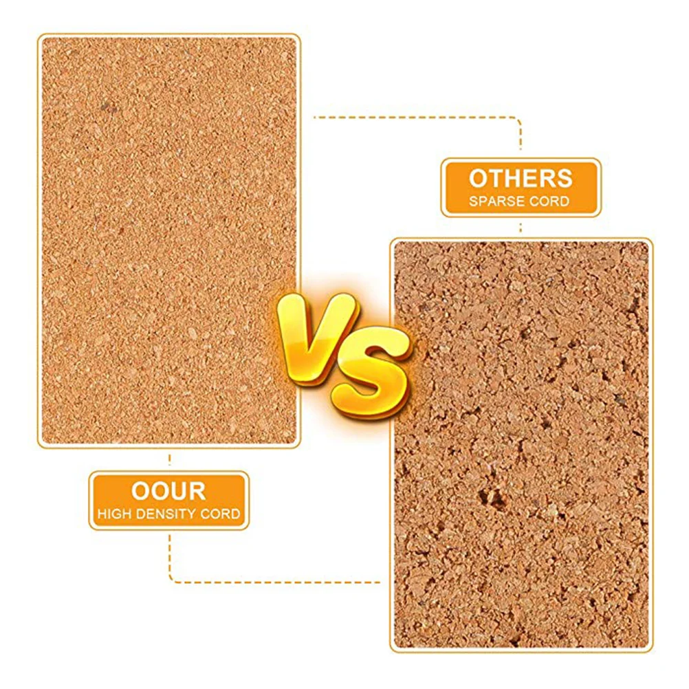 

8Pcs Hexagon Cork Boards Self-Adhesive Photo Wall Message Boards Brown Decorative Wall Background Hexagon Cork Board