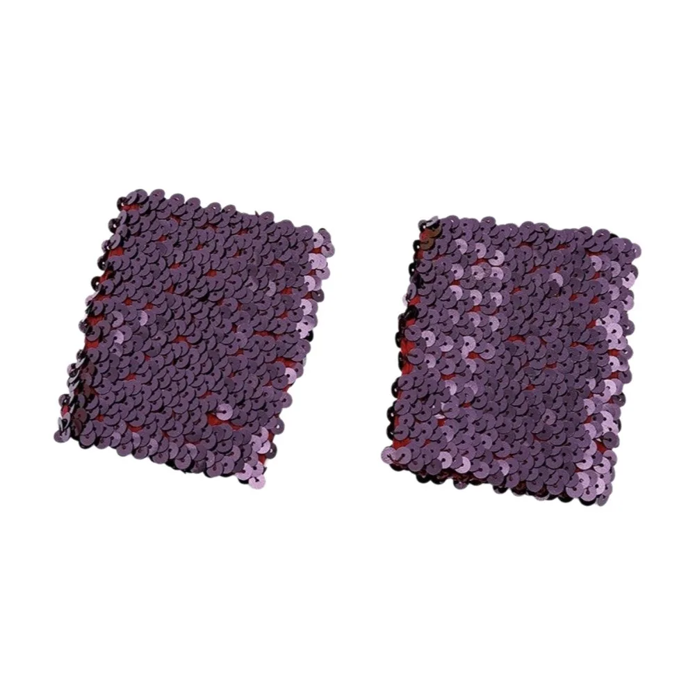 Elegant Elastic Sequins Wrist Cuffs Adjustable Gothic Halloween Arm Cuff Ethnic Style Stretchy Bracelet Costume Prop