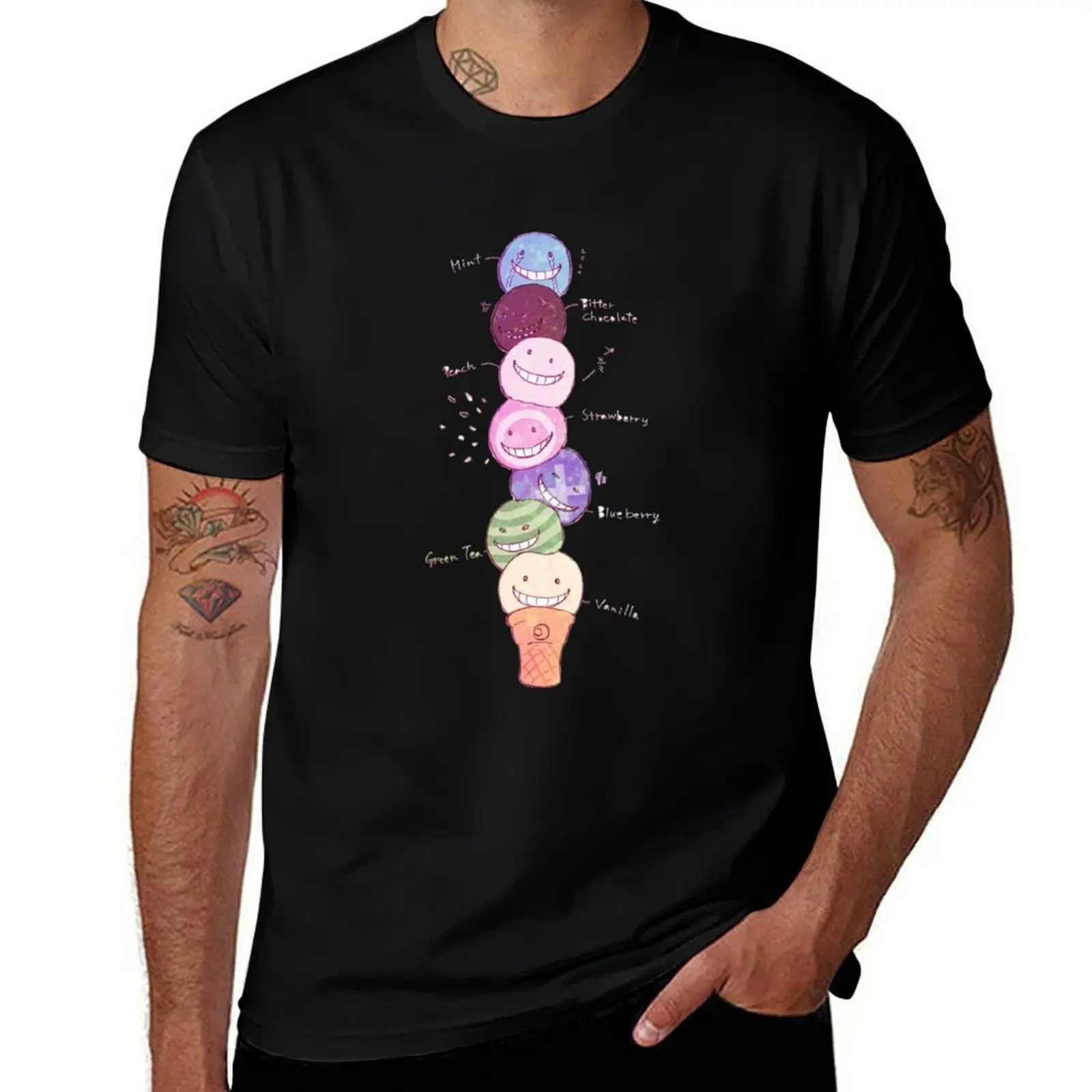

Assassination Classroom Ice Cream T-Shirt t shirt man casual man t shirts graphic
