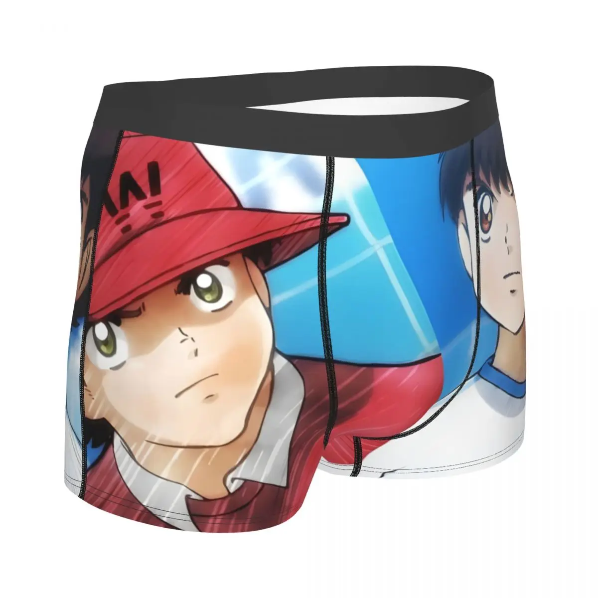 Captain Tsubasa Soccer Anime Friends Underpants Breathbale Panties Men's Underwear Sexy Shorts Boxer Briefs