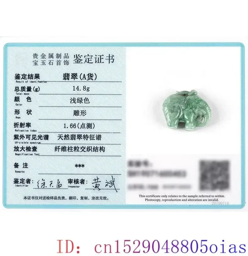 Natural Green Real Jadeite Pendant Necklace Gift Luxury Fashion Gemstone Accessories Jewelry Charm Burmese Jade Gifts for Women
