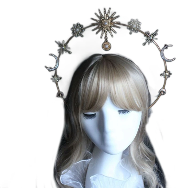 Loita Headpiece Baroque Vintage for Sun Headband Drop shipping