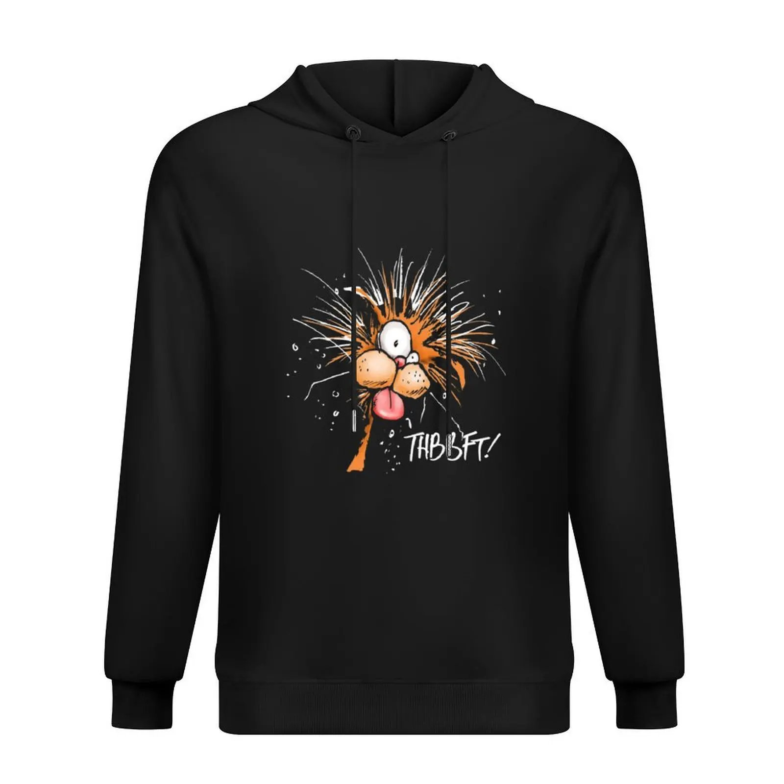 

Bloom County Bill The Cat Thbbft! Funny Cartoon Hoodie male clothes men clothing mens clothing mens hoodie