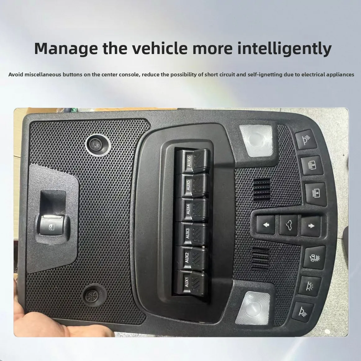 For Ford F150 Six-Way Aircraft Switch Spotlight Relay Searchlight Switch Off-Road Modification Accessories